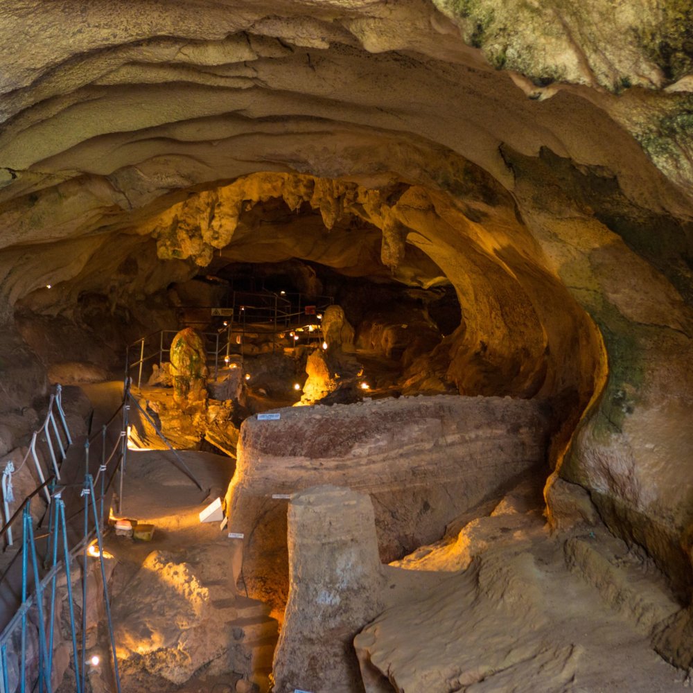A cave. It's a pretty cool cave.